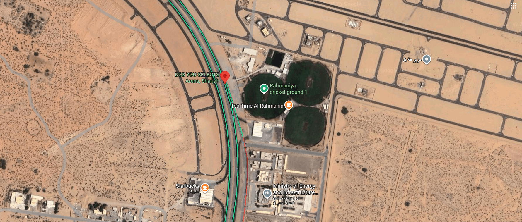 DCS You Selects Arena location map